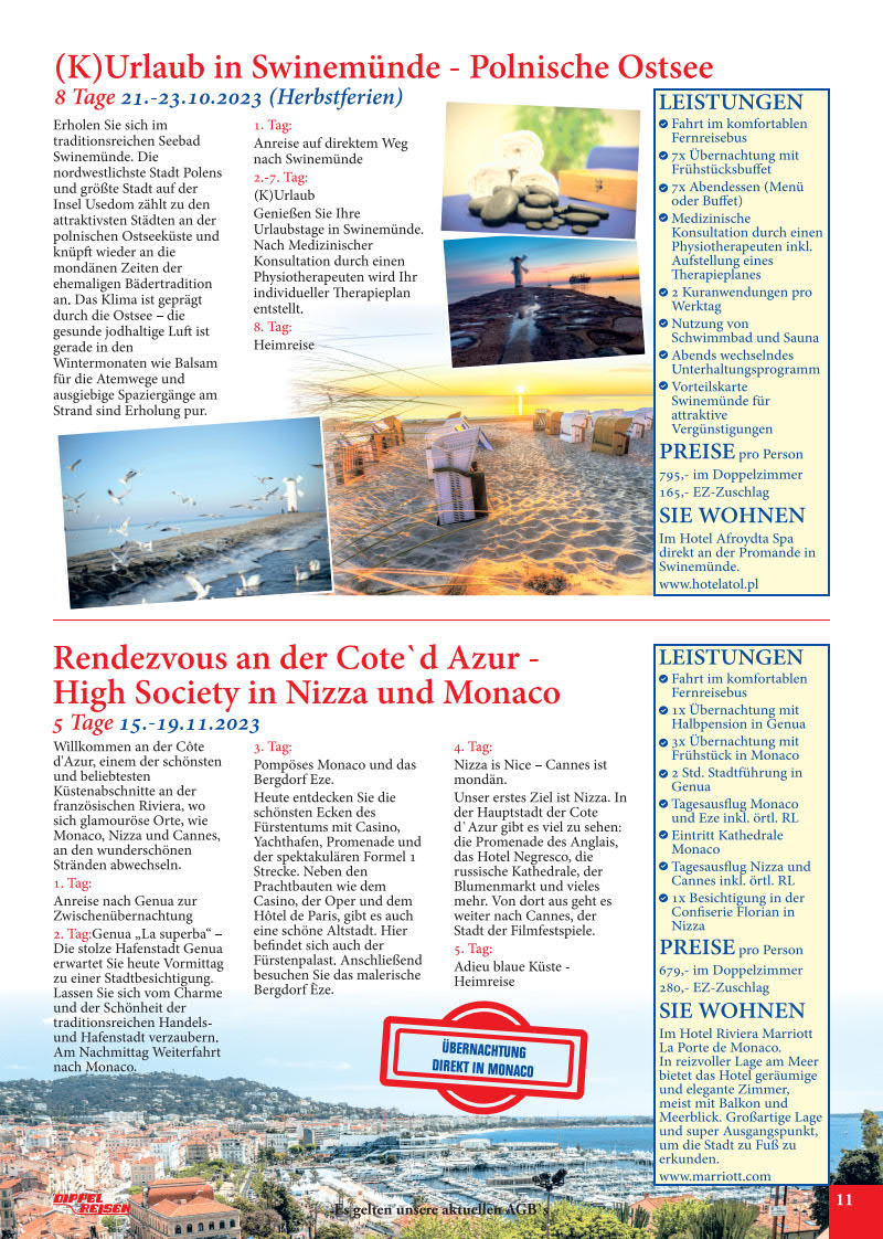 Reisekalender Bild