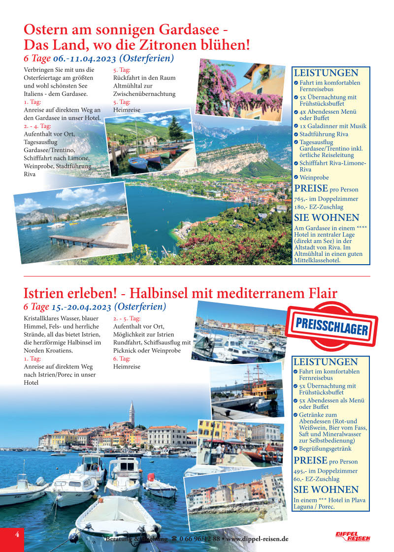 Reisekalender Bild