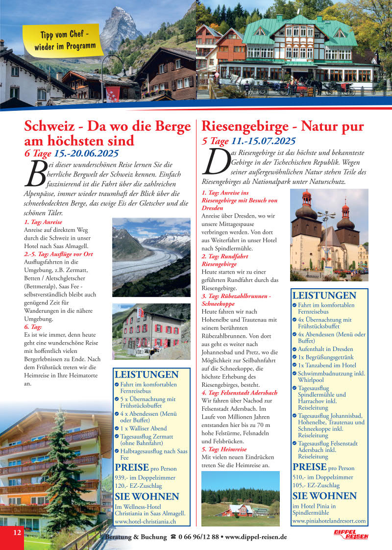 Reisekalender Bild