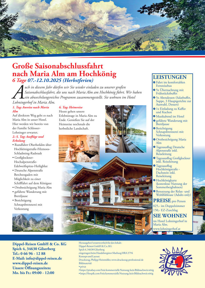 Reisekalender Bild