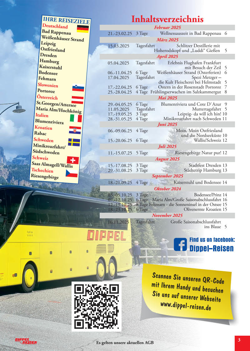 Reisekalender Bild